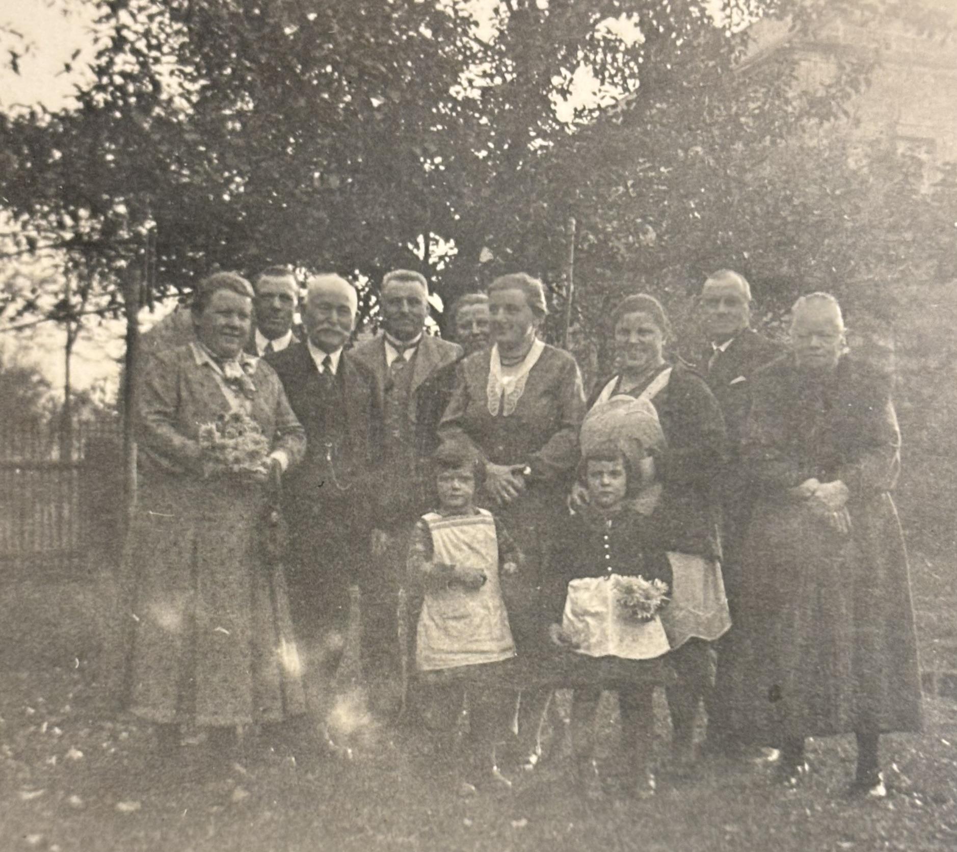 AI-powered old photo restoration showing before and after high-definition results - Original