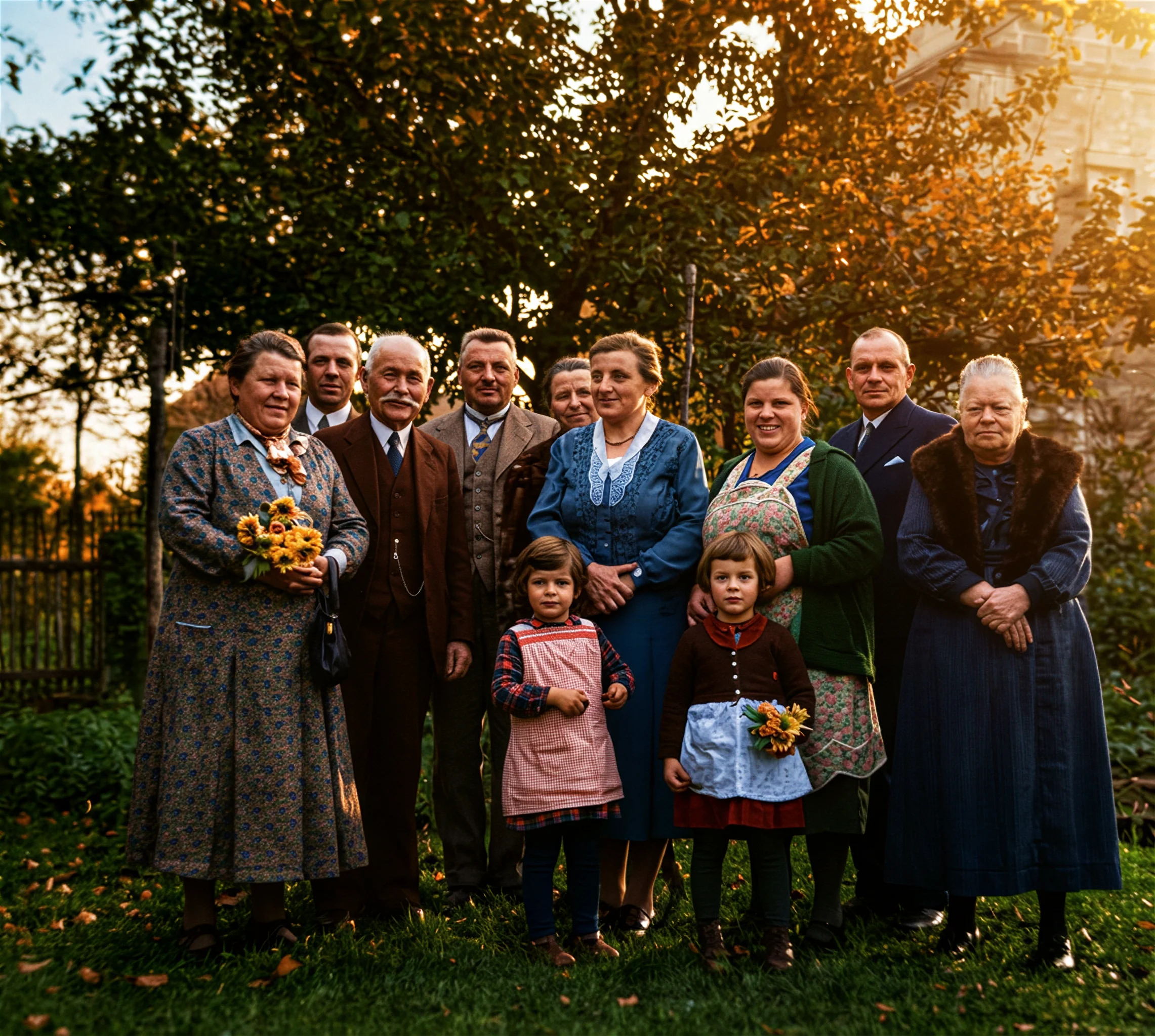 AI-powered old photo restoration showing before and after high-definition results - Restored
